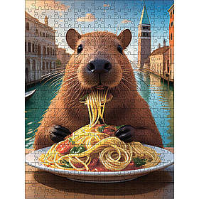 Класичний дерев'яний пазл Капібара у Венеції L