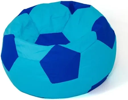 Дитяче крісло Go Gift Pufa Worek Sako Piłka Niebieski-Chaber Xxl 140, фото 1