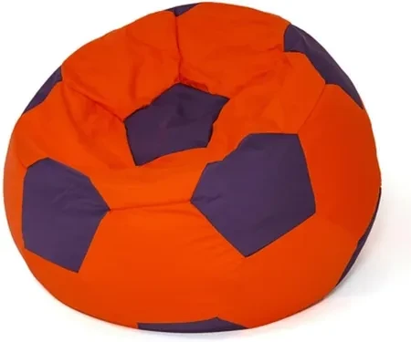 Дитяче крісло Pufa Worek Sako Piłka Czerwony-Fioletowy Xxl 140, фото 1