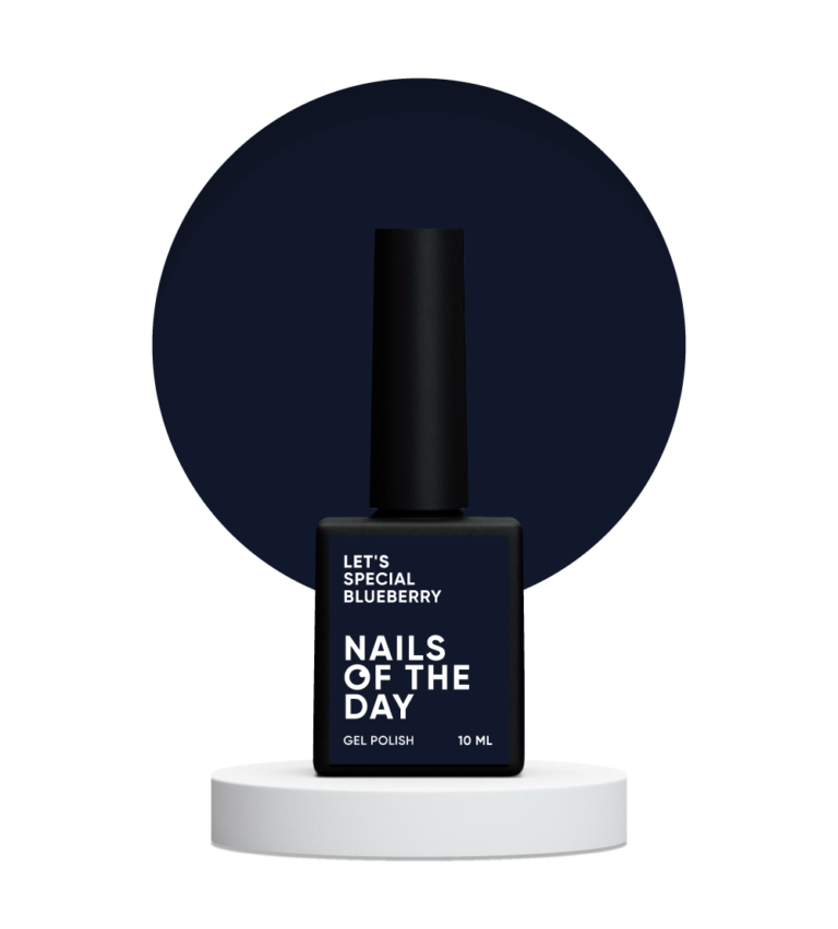 NAILSOFTHEDAY Let’s special Blueberry — глибокий синій гель–лак, 10 мл, фото 1