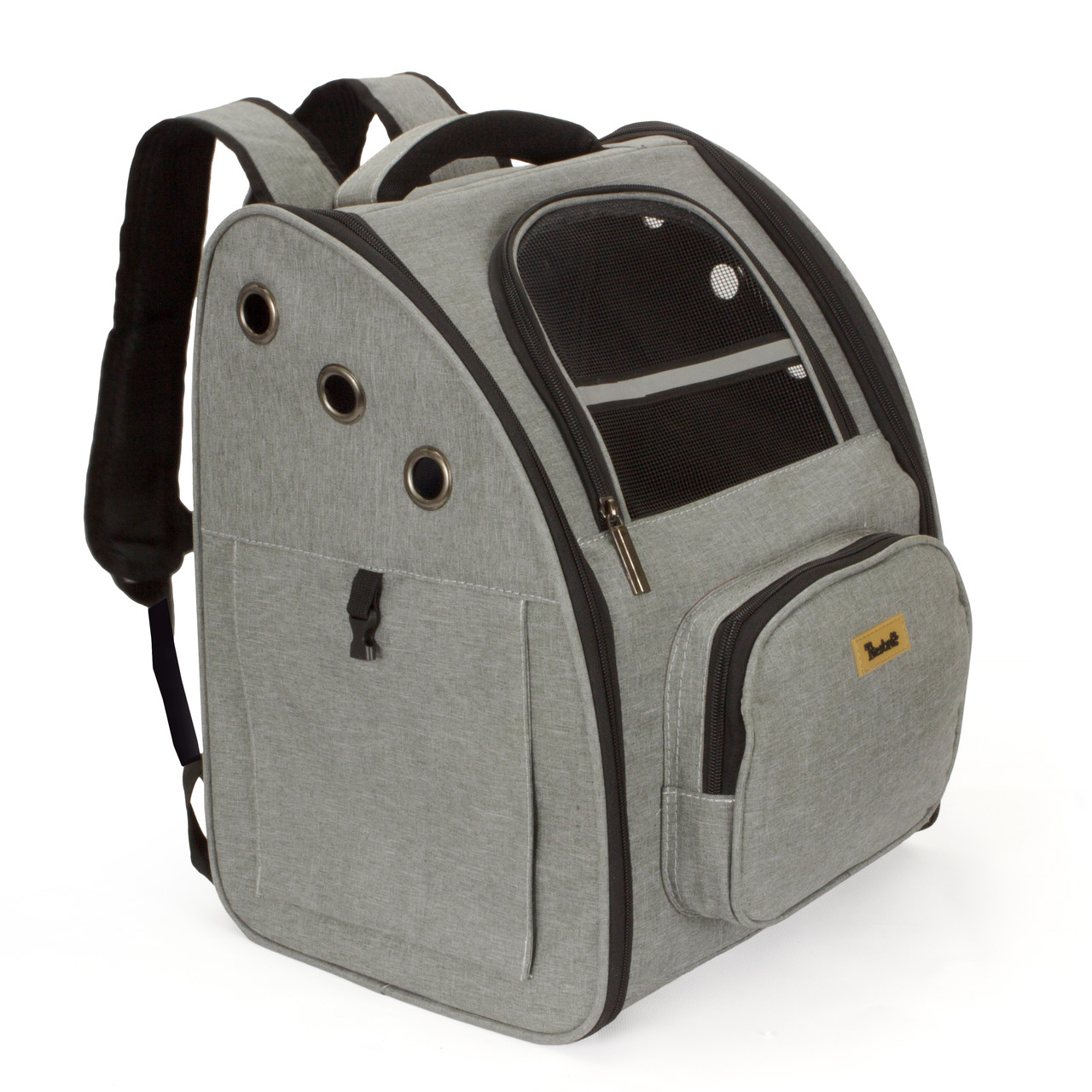 Рюкзак-перенесення для котів та собак 40х27х33 CosmoPet CP-44 Gray