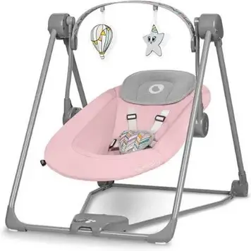 Гойдалка Lionelo Otto Huśtawka Bujaczek Leżaczek Pink Baby