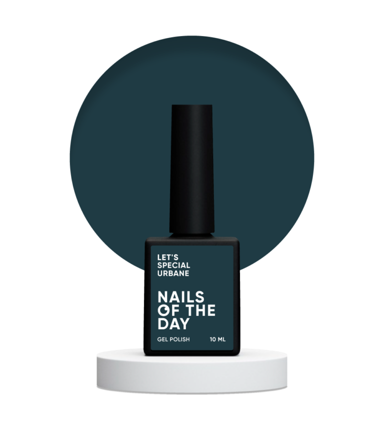 NAILSOFTHEDAY Let’s special Urbane — сіро–зелений гель–лак, 10 мл, фото 1