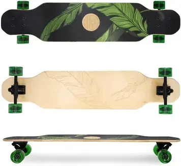 Скейт Spokey Freeride Longboard Longbay Pro Zielony