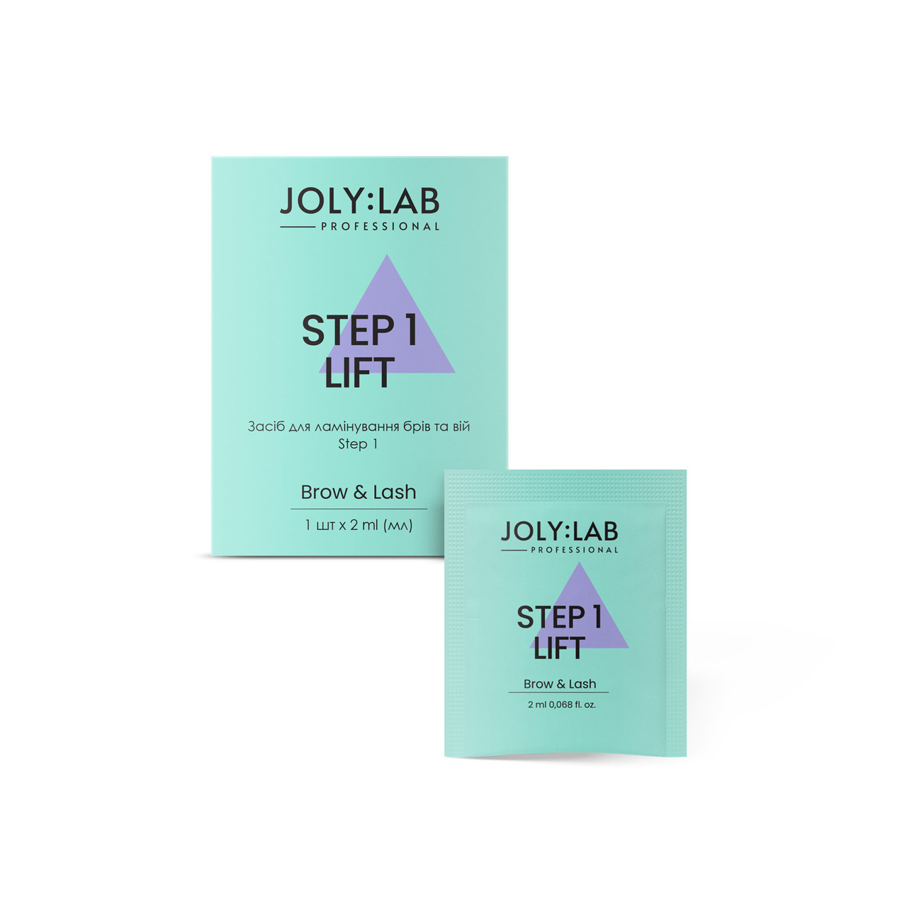 Засіб для ламінування брів та вій Step 1 JolyLab 2 мл