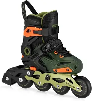 Роликові ковзани Spokey Freespo Kids Pomarańczowy Zielony Żółty
