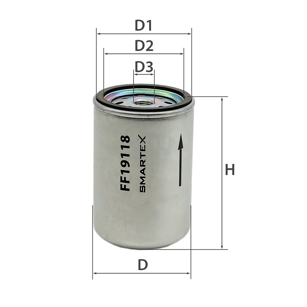 Фільтр паливний  FF19118 ( PP 845 / 33358E / KC 24 / WK 731 ), фото 1