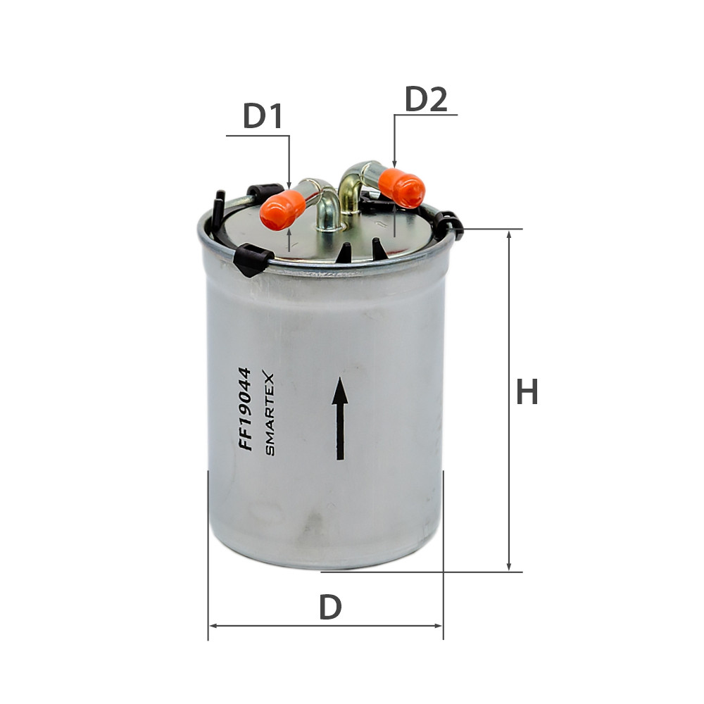 Фільтр паливний FF19044 ( PP 986 / WF8379 / KL 494 / WK 823/2 ), фото 1