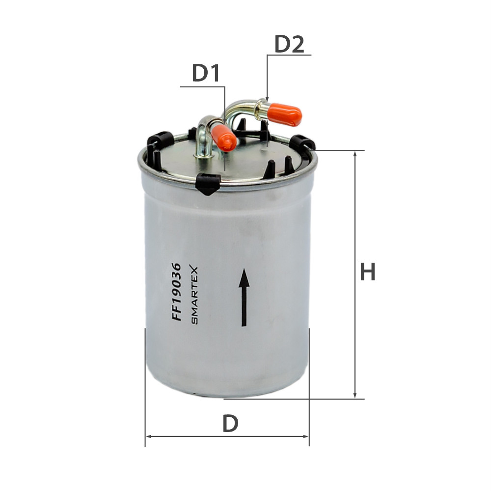 Фільтр паливний FF19036  ( PP 986/4 / WF8461 / KL 778 / WK 8029/1 ), фото 1