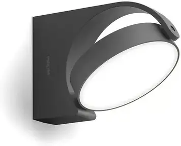 Настінний садовий світильник Kinkiet Zewnętrzny Led Mimosa 7W 4000K 680Lm Ip44 Antracyt Philips
