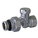 Кран радіаторний прямий SOLOMON 1/2" з гумовим ущільнювачем 161405 під ключ, фото 3