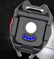 Наключний світлодіодний ліхтар брелок 800 люмен Відкривачка для пива металевий свисток для ключів