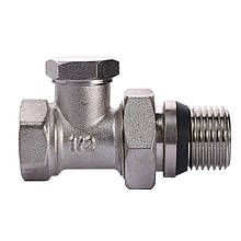 Кран радіаторний прямий ECO Technology 1/2″ під ключ з ущільнювачем (ECO5108)