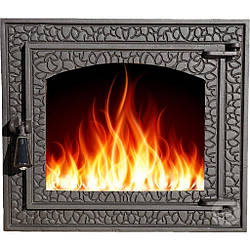 Дверцята для каміна Iron Fire BASTION L 460x400 мм