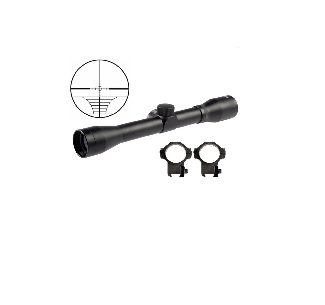 Прицел Beeman 4X32L RF Reticle  сетка M14, фото 1