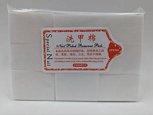 Серветки безворсові 4х6см, Білі, щільні 600шт/уп.