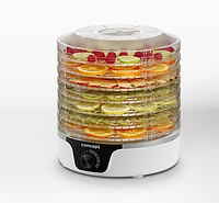 Електросушарка для овочів та фруктів 380 Вт 9 рівнів Concept Дегідратор для сушіння м'яса, грибів, ягод