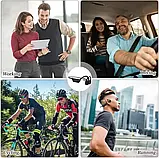 Бездротові вологозахищені навушники Bone Conduction Headphones X7 Black, фото 4