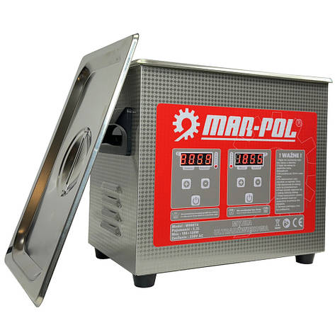 Ультразвукова ванна очистник Mar-pol M90074 3,2л, фото 1