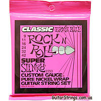 Ernie Ball 2253 Pure Nickel Super Slinky 9-42