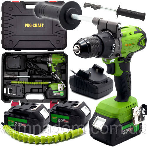 Шурупокрут акумуляторний Procraft PA18BL Universal Extra (Безщітковий)