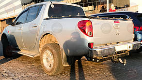 Фаркоп Mitsubishi L200 (2006-2015)(хромований бампер)(Фаркоп Мітсубісі Л-200)VasTol