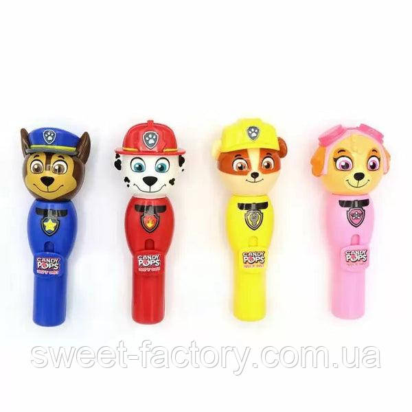 Іграшка льодяник Nickelodeon Candy Pops Paw Patrol Marshall 8g