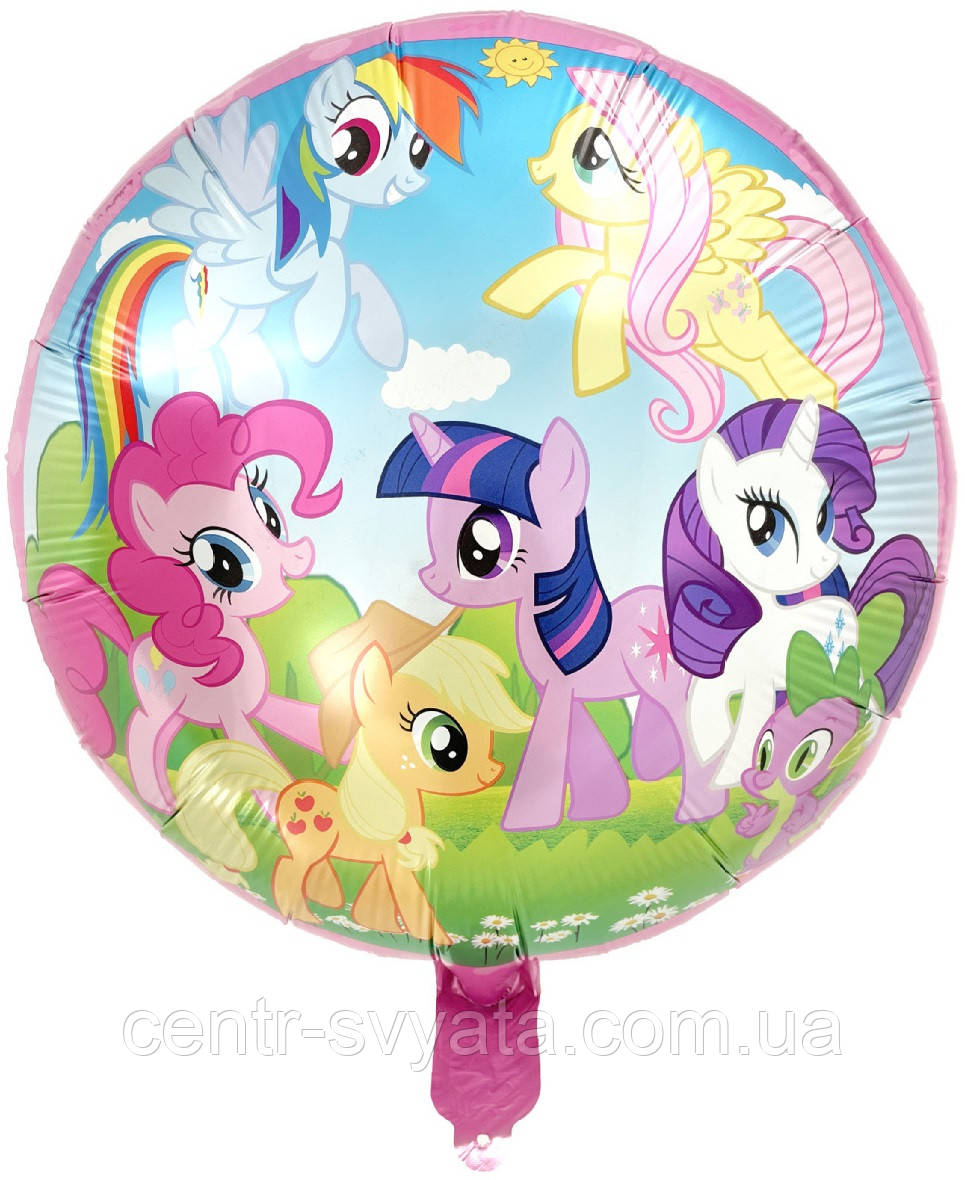 Фольгована кулька КНР 18"(45 см) Коло Поні