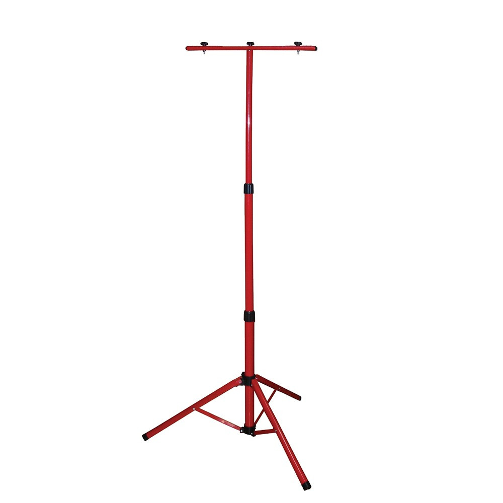 Стійка металева для прожекторів e.halogen.base.2.150.500, (на 2 прожектори по 150 Вт або 500Вт) червона, фото 1