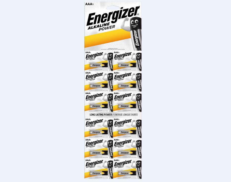 Батарейка ENERGIZER Alkaline Power AAA-C12 multiblister