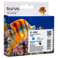 Картридж Barva Epson T1292 (C13T12924011\/C13T12924012) 500ст, cyan (IC-1292)