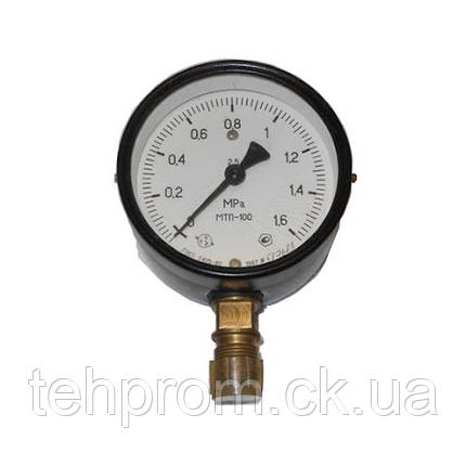 Манометр МТП-100 0-2.5 МПа клас точності 2,5, фото 1