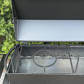 Підставка під казан сковорідку для мангалу-барбекю на 9-12 шампурів Так