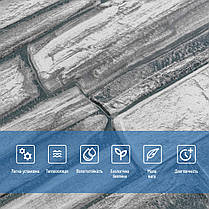 Панель стінова 3D 700*700*4mm сірий сланець (D) SW-00002003, фото 4