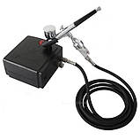 Аерограф з компресором для моделей аерограф для тканини аерографи та мінікомпресори, фото 4