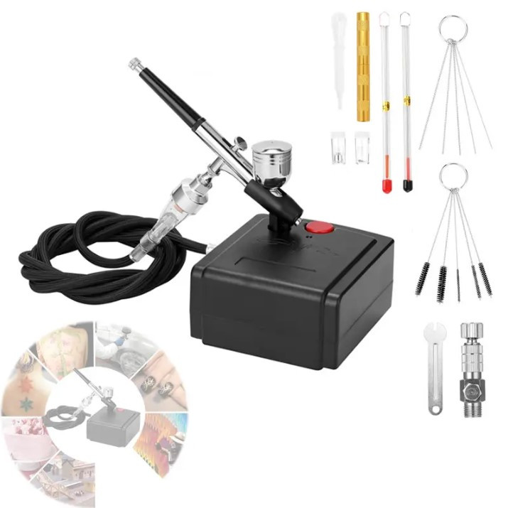 Аерограф з компресором для моделей аерограф для тканини аерографи та мінікомпресори, фото 1