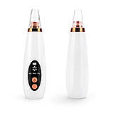Вакуумний апарат для чищення обличчя Multi Functional Cleaning прилад для видалення чорних цяток з 6 насадками, фото 6