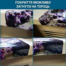 Покриття для підвіконня, м'яке скло з фотодруком Текстура викладеного каміння, 60 х 100 см, ПО-tx424, фото 4