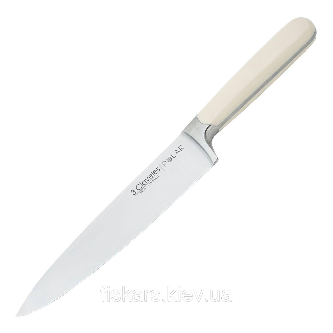 Кухонний Шеф ніж 200 мм 3 Claveles Polar (01075)