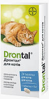 Bayer Дронтал для кішок, 24 шт