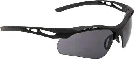 Окуляри захисні балістичні Swiss Eye Attac з чохлом, чорний колір