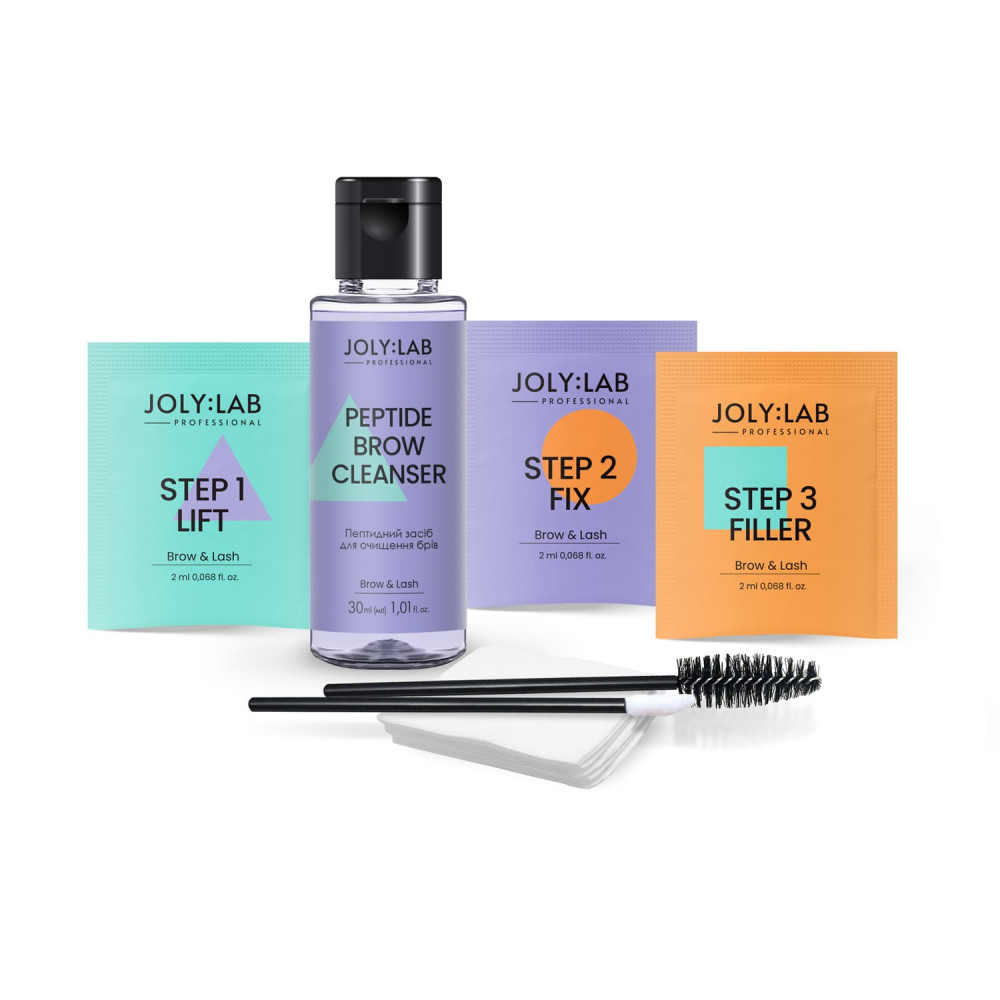 Набір для ламінування брів і вій в домашніх умовах Home Lami Kit JOLY:LAB