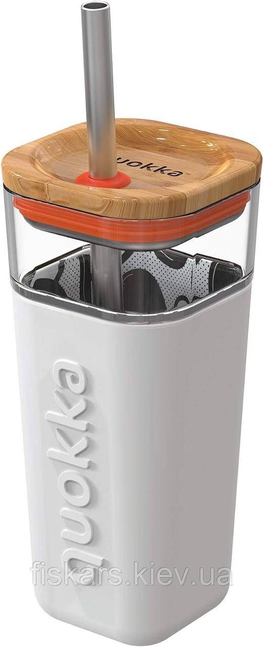 Пляшка з трубочкою Quokka Inner Graffiti 540 мл (40053)