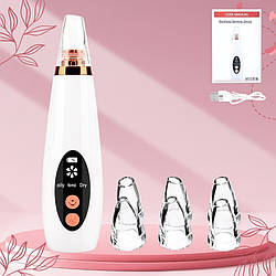 Бездротовий вакуумний прилад для чищення обличчя Multi Functional апарат для видалення чорних цяток з 6 насадками