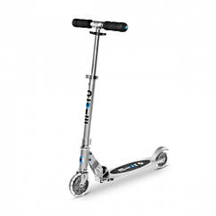 Дитячий cамокат MICRO серії Sprite LED Матовий сріблястий SA0216