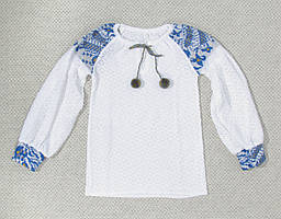 В'язана вишиванка для дівчинки 0746