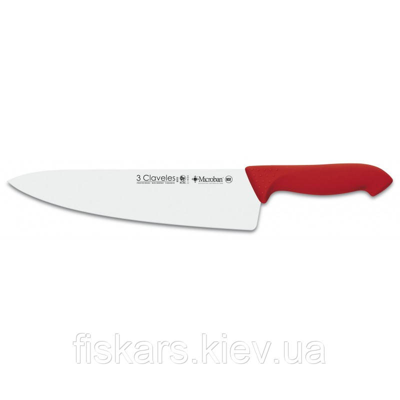 Ніж кухарський 3 Claveles Proflex 250 мм Red (08252)