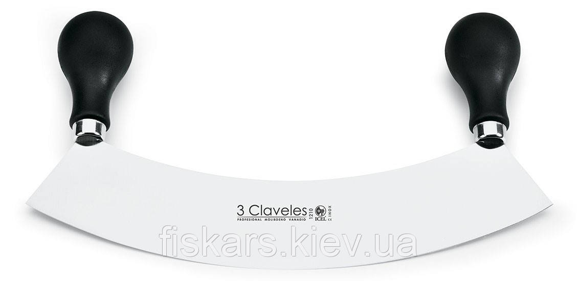 Ніж для зелені з двома ручками 220 мм 3 Claveles Light (01210)