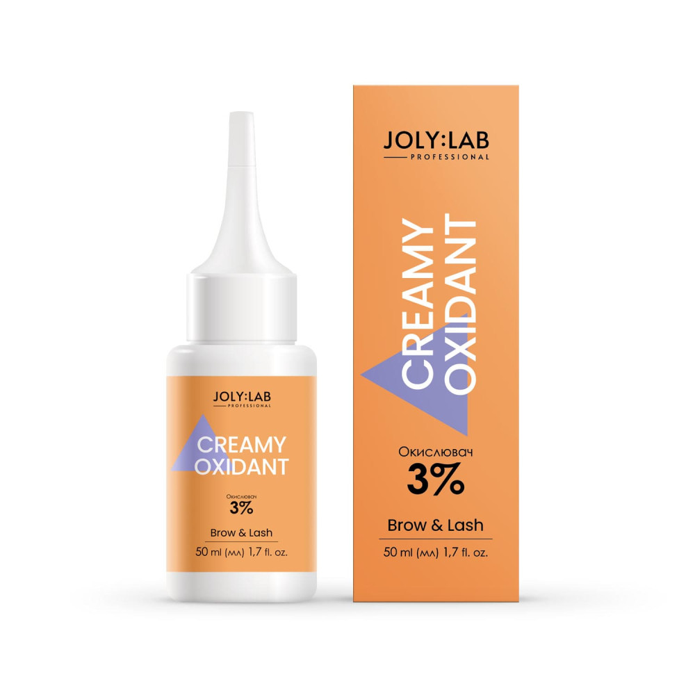 Окислювач кремовий 3% для фарби для брів Creamy Oxidant Joly:Lab 50 мл