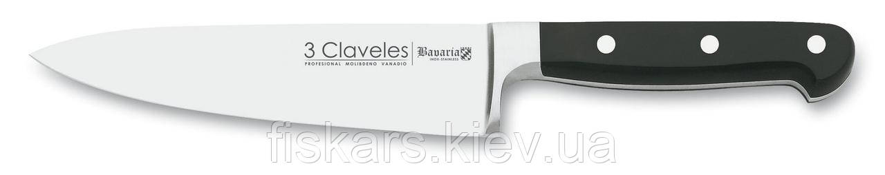 Ніж поварський 200 мм 3 Claveles Bavaria (01545)